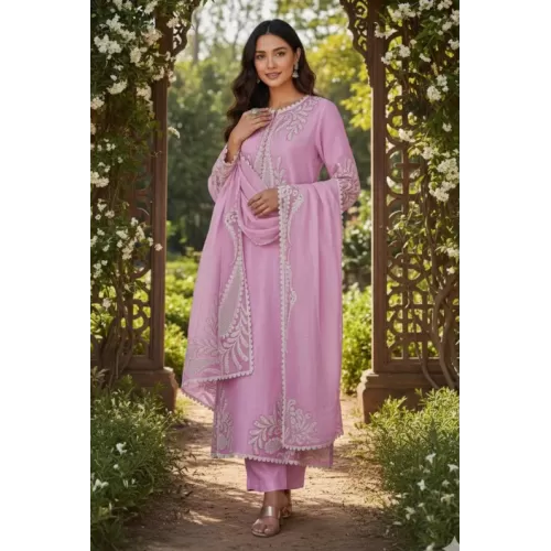 Mukesh work Chikankari Suits